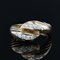 18 Karat Moderner Ring aus Gelbgold und Diamanten 3