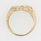 18 Karat Moderner Ring aus Gelbgold und Diamanten 12