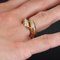 18 Karat Moderner Ring aus Gelbgold und Diamanten 10