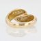 18 Karat Moderner Ring aus Gelbgold und Diamanten 11