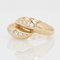 Bague 18 Carat Moderne en Or et Diamants Jaunes 7