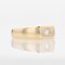 18 Karat Modern French Yellow Gold and Diamond Signet Ring, Image 9