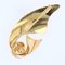 18 Karat French Yellow Brushed Gold and Cultured Pearl Bow Brooch, 1960s, Image 8