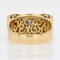 Französischer Ring aus 18 Karat Gelbem Saphir und Gold mit Diamanten, 1960er 12