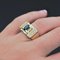 Französischer Ring aus 18 Karat Gelbem Saphir und Gold mit Diamanten, 1960er 5