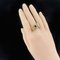 Französischer Ring aus 18 Karat Gelbem Saphir und Gold mit Diamanten, 1960er 15