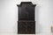 Northern Swedish Black Folk Art Country Cabinet 2