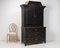 Northern Swedish Black Folk Art Country Cabinet, Image 5