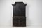 Northern Swedish Black Folk Art Country Cabinet 8