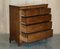 Large Sheraton Revival Chippendale Hardwood Chest of Drawers, 1860s 17