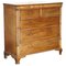 Large Sheraton Revival Chippendale Hardwood Chest of Drawers, 1860s 1