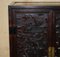 Chinese Zitan Sijiangui Dragon Carved Compound Cabinet, 1900s 6