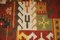 Großer handgewebter Kelim Teppich mit floraler Baumoptik, 1940er 14