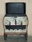 Vintage Chinese Side Table Cabinet with Bottle & Glass Storage, Image 15