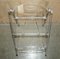 Metal & Lucite Folding Desk Chair with Swing Back 11