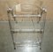 Metal & Lucite Folding Desk Chair with Swing Back, Image 11