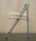 Metal & Lucite Folding Desk Chair with Swing Back 16
