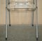 Metal & Lucite Folding Desk Chair with Swing Back 4