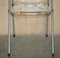 Metal & Lucite Folding Desk Chair with Swing Back, Image 4