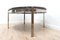 Vintage Italian Modernist Marble & Chrome Round Coffee Table, 1960s 1
