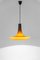 Brown Opal Glass Pendant Light from Peill & Putzler, Germany, 1970s 6