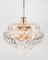 Brass and Crystal Glass Chandelier attributed to Kinkeldey, Germany, 1970s, Image 5