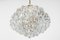 Brass and Crystal Glass Chandelier attributed to Kinkeldey, Germany, 1970s, Image 10