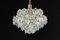 Brass and Crystal Glass Chandelier attributed to Kinkeldey, Germany, 1970s, Image 7