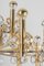 Large Gilt Brass Chandelier attributed to Palwa for Sciolari, Germany, 1970s, Image 11