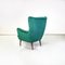 Mid-Century Italian Forest Green Armchairs, 1950s, Set of 2 4