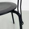 Modern Italian Black Metal Ibisco Chair by Raimondi for Molteni & Consonni, 1980s 12