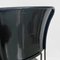 Moderner italienischer Ibisco Stuhl aus schwarzem Metall von Raimondi für Molteni & Consonni, 1980er 11