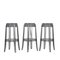 Smoke Grey Charles Ghost Stool attributed to Philippe Starck for Kartell, Italy, 1990s, Image 6