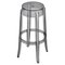 Smoke Grey Charles Ghost Stool attributed to Philippe Starck for Kartell, Italy, 1990s, Image 1
