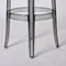 Smoke Grey Charles Ghost Stool attributed to Philippe Starck for Kartell, Italy, 1990s 16