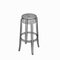 Smoke Grey Charles Ghost Stool attributed to Philippe Starck for Kartell, Italy, 1990s 5