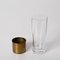 Mid-Century Italian Brass and Glass Glasses and Tray by Delvè for Delfi, 1970s, Set of 4, Image 12