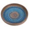 Mid-Century Italian Blue Ceramic Centerpiece by Aldo Londi for Bitossi, 1960s 1