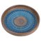Mid-Century Italian Blue Ceramic Centerpiece by Aldo Londi for Bitossi, 1960s, Image 1