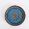 Mid-Century Italian Blue Ceramic Centerpiece by Aldo Londi for Bitossi, 1960s 3