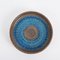 Mid-Century Italian Blue Ceramic Centerpiece by Aldo Londi for Bitossi, 1960s, Image 3