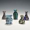 Millefiori Vases attributed to Fratelli Toso, Murano, 1890s, Set of 5, Image 4