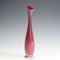 Vintage Zebra Art Ice Cream Vase attributed to Vicke Lindstrand for Kosta, 1960s 3