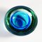 Green and Blue Archimede Bowl from Seguso Geode, Murano, Italy1950s 3