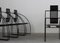 Steel and Metal La Quinta Chairs by Mario Botta attributed to Alias, Italy, 1985, Set of 6 7