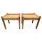 Scandinavian Brutalist Pine Side Tables or Nightstands, 1970s, Set of 2, Image 1