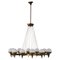 Mid-Century Modern Chandelier from Stilnovo, Italy, 1950s, Image 1