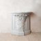Antique Console Table with White Marble Top, Image 2