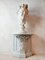 Antique Console Table with White Marble Top, Image 11