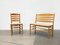 Scandinavian Papercord Bench and Chair in Oak from TS, Set of 2 20